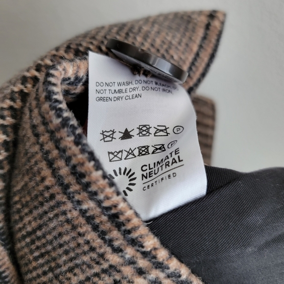 Reformation Dillon Jacket in Brown Plaid size XS - Picture 10 of 10